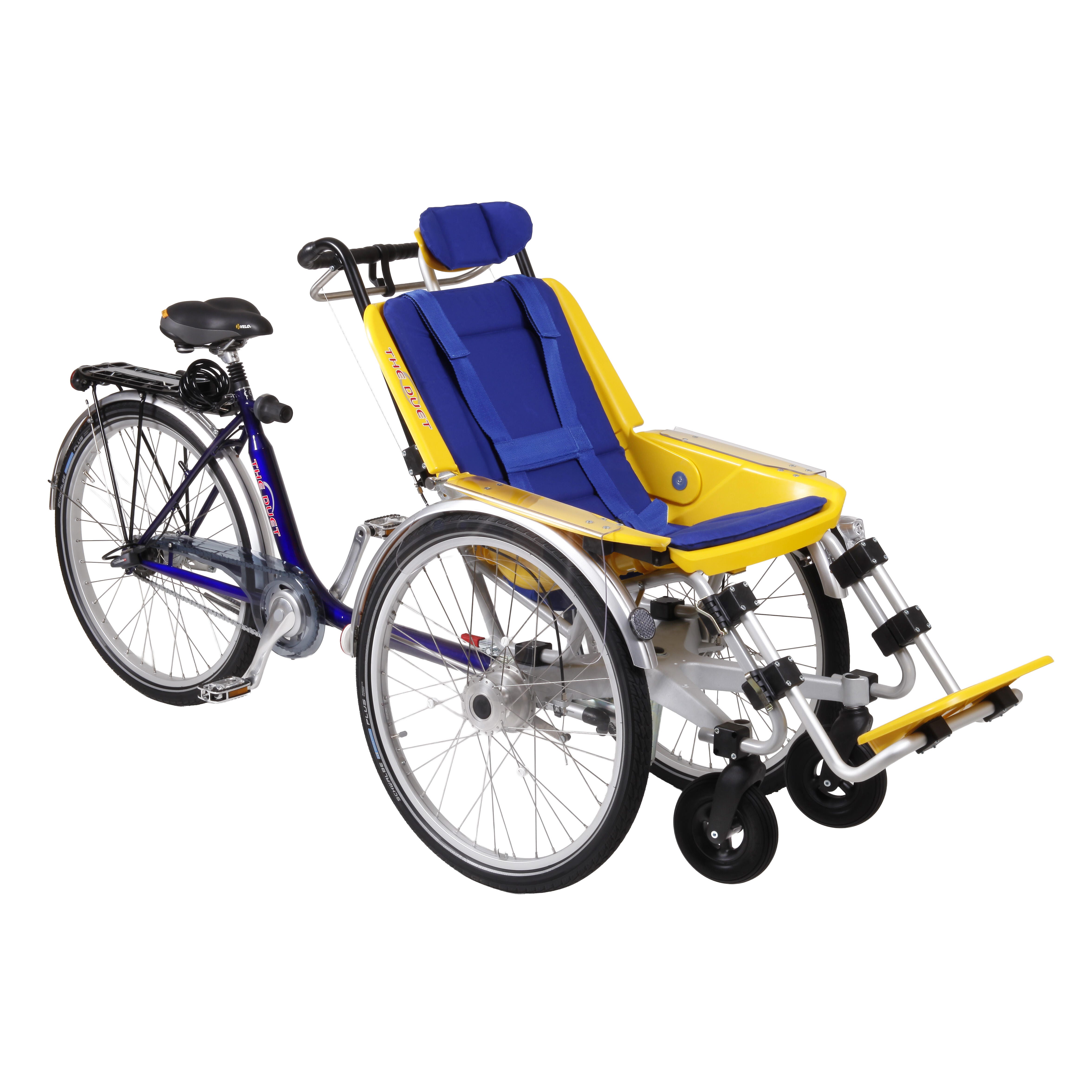 Duet Plus Wheelchair Bicycle with Handguards 2212565